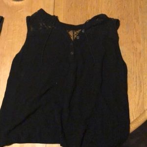black laced top top